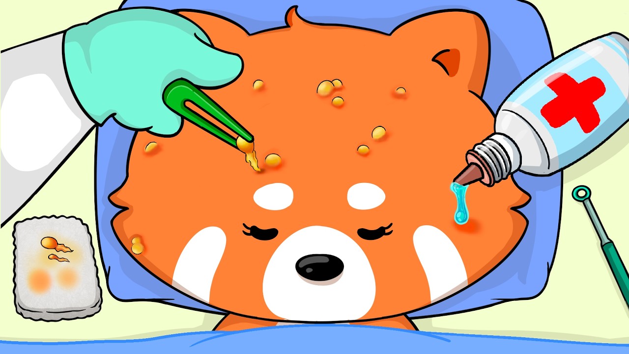 Mizu Treats Yoko's Acne and Skin Dirt | ASMR Animation | Life in Shirakawa