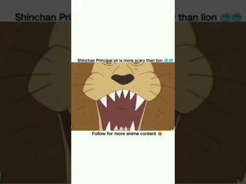 shinchan principal sir is more scary than lion