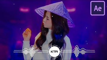 Sóng Nhạc avee Player đĩa quay nét đứt cực đẹp cho avee - Template After Effect Music