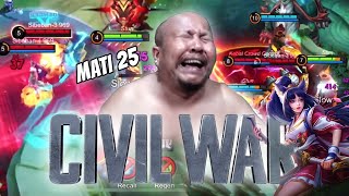 CIVIL WAR SAMPE NANGIS NANGIS !!!