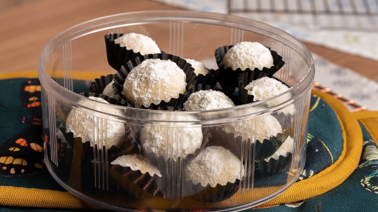 Biskut Suji Arab | Snowball | Rangup & cair di mulut