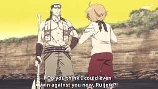 Rudeus With Demon Eye Is Still No Match For Ruijerd Mushoku Tensei Jobless Reincarnation