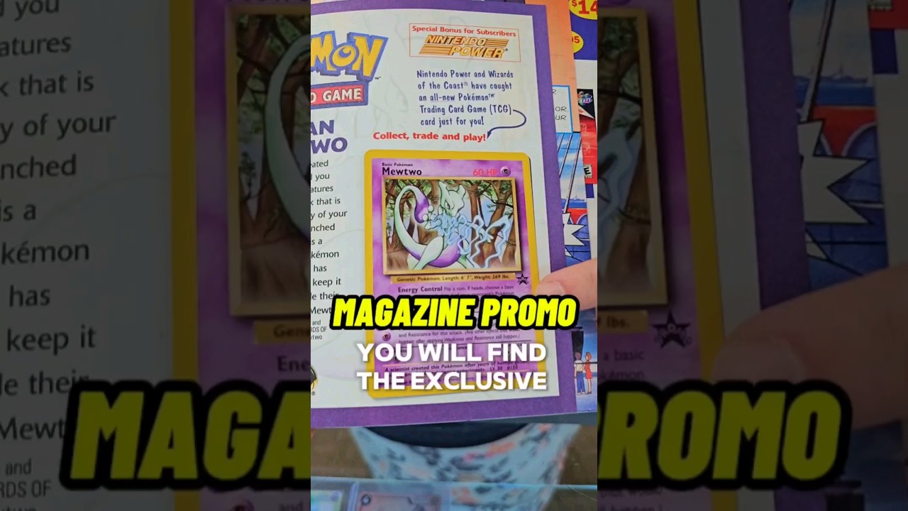 Pokémon cards from Magazines 