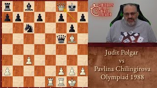 Thumbnail for Five Minutes with Ben: Judit Polgar vs Pavlina Chilingirova, Olympiad 1988