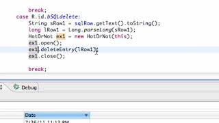 Android Application Development Tutorial   124   Deleting Entry from SQLite Database