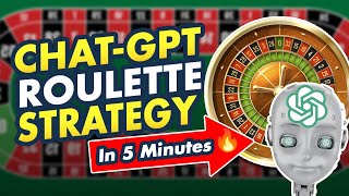 I Used ChatGPT to WIN In Online ROULETTE - Live Dealer Strategies🔥 screenshot 5
