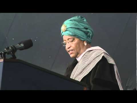 President Ellen Johnson Sirleaf UMass Medical School 2012 Commencement Address