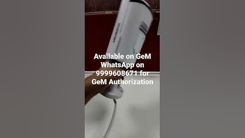 GeM Authorisation for CCTV Camera, NVR, Layer 2 Access Switch, EPABX, Biometric
