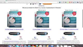 Massachusetts Rental Agreement