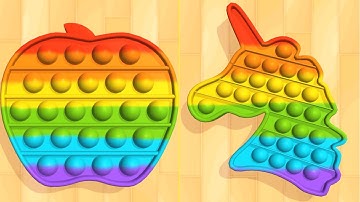 Pop Us Vs Slicer Asmr slicing gameplay | satisfying video relaxing ASMR sounds