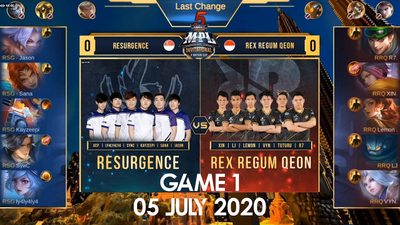 JOHNSON IN MPLI! RRQ VS RSG [GAME 1] 05 JULY 2020 [FINAL] | MPL CHAMPION INVITATIONAL 4 NATION CUP