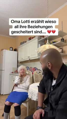 Die 92 jährige Oma Lotti erzählt wieso alle ihre Beziehungen gescheitert sind.. 💔 #oma #liebe