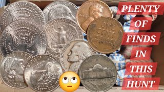 I CAME ACROSS SO MANY FINDS IN THIS MULTI-HUNT - INCLUDING *SILVER* 😲 #dwcnc #coinrollhunting #fun
