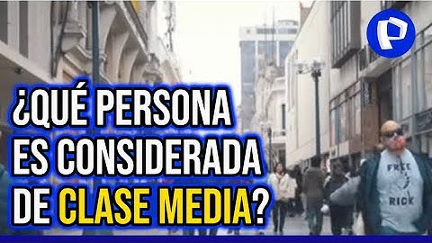 IPE: solo tres de cada 10 peruanos pertenecen a la clase media