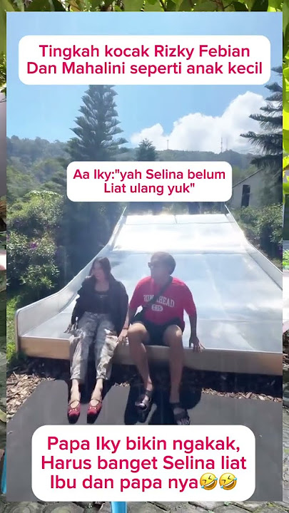 Tingkah kocak Rizky Febian & Lini seperti anak kecil #trending #shortvideo #rizkyfebian #mahalini