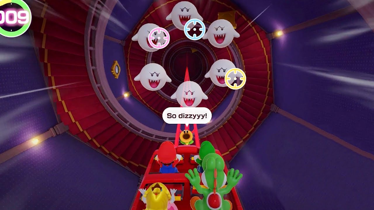 Super Mario Party Jamboree TV Nintendo Switch 2 - 2 Minutes Of NEW Gameplay inside the Ghost House