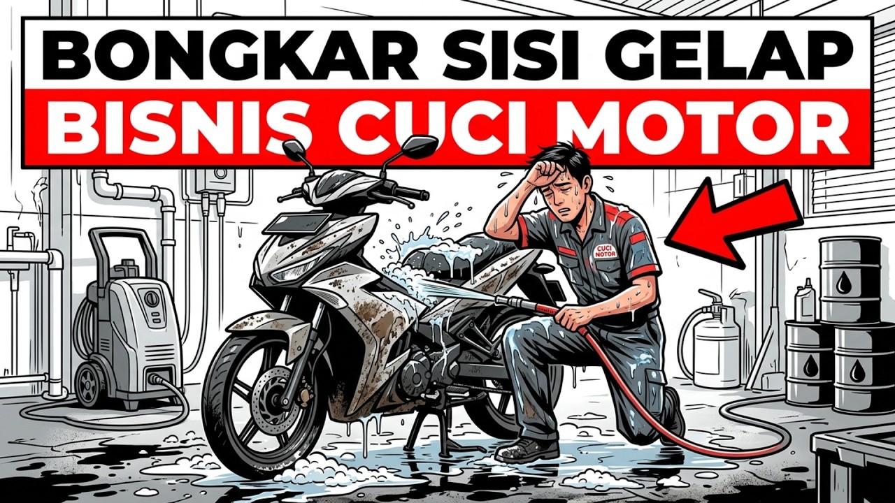 EKSPEKTASI VS REALITA: REALITA PAHIT DI BALIK USAHA CUCI MOTOR!