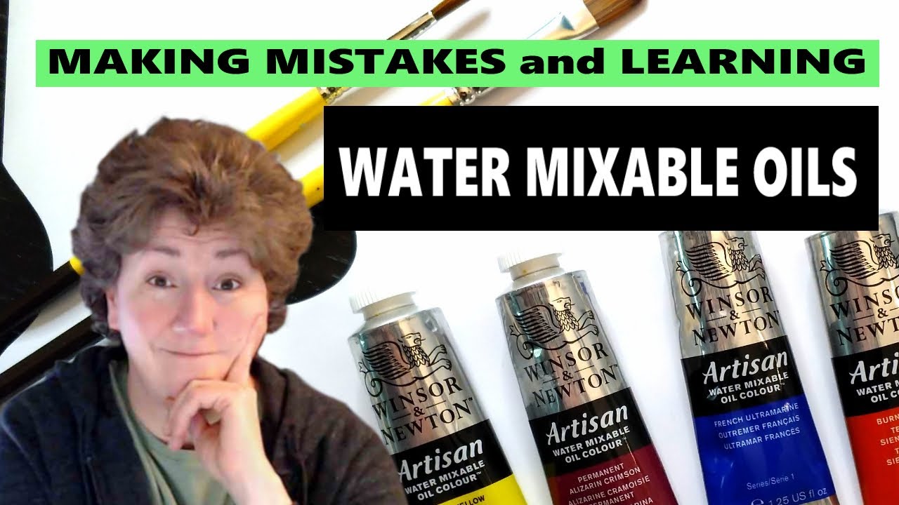 WATER MIXABLE OIL PAINTING Making mistakes and Learning How YouTube