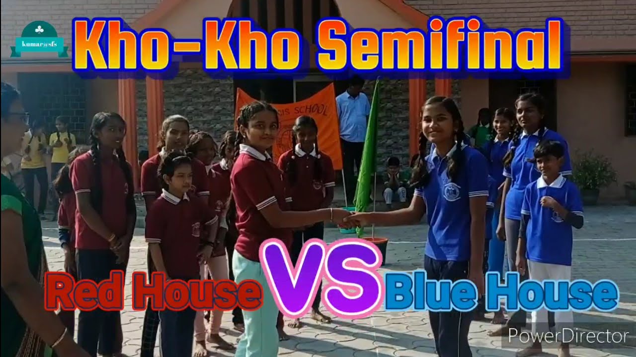 Kho Kho semifinal | Blue-House VS Red-House | Children's day game| SFS Alinagar