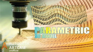 artcam 2018 Paremetric 3D Model Full #Tutorial By #Artcamteacher