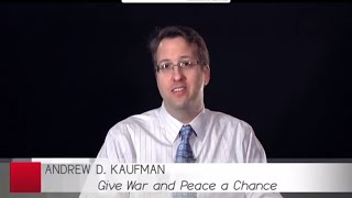 Simon & Schuster Author Andrew D. Kaufman On Tolstoy And War And Peace
