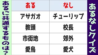 あるなしクイズ 全10問 ある方に共通することを頭を柔らかくして考えてみよう Youtube あるなしクイズ 全10問 ある方に共通することを頭を柔らかくして考えてみよう Youtube