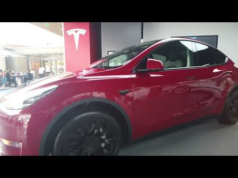 2023 Tesla Model Y Performance Multi-coat Red DETAILED 