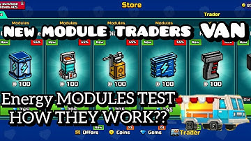 New ENERGY MODULE Traders VAN TEST, How They Work? Sniper, Special & HEAVY MODULES ( Pixel Gun 3D )