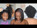 Hair Transformation! Saving my hair from Crochet + Silk Press Natural Hair Wig | GRWM