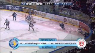 Play off O2 extraligy 2008/2009 - čtvrtfinále: HC Moeller Pardubice vs. HC Lasselsberger Plzeň