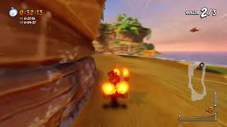 CTR:NF Crash Cove Time Trial in 1:17:87 (PB) (No 150 Jump BKT)