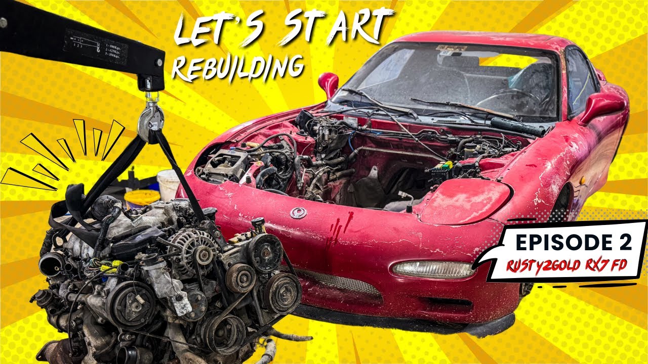 ΤΟ ΣΚΟΥΡΙΑΣΜΕΝΟ RX7 FD ΓΙΝΕΤΑΙ ΒΙΔΕΣ! ΕΜΕΙΝΕ ΜΟΝΟ ΣΑΣΙ !!! RUSTY2GOLD