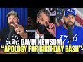 Gavin Newsom Apology For Birthday Bash