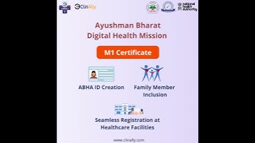 ClinAlly is now M1, M2 & M3 Certified App by ABDM