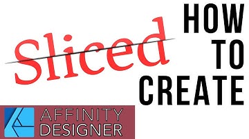 How to Create a Sliced Effect in Affinity Designer