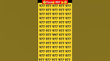 🧐Find👉997👈🧐🧐#numbergame #numberquest #numberpuzzle #canyoufindtheanswer #canyouanswer #canyousolve
