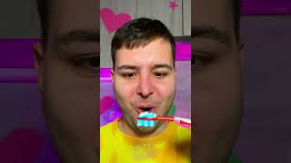 Brush² 🦷🦷 The Ultimate Toothbrush Double-Whammy Hack! #hack image