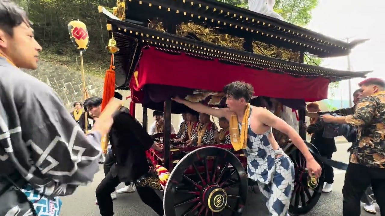 2025.10.4 二本松神社例大祭 二本松提灯祭り 竹田若連太鼓台③