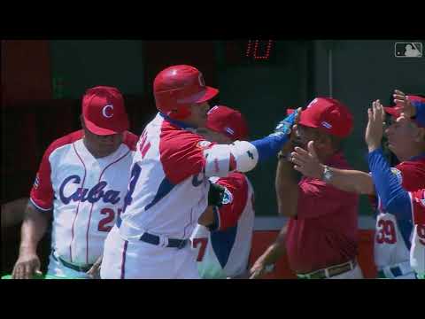 Frederich Cepeda CRUSHES TWO home runs for Cuba in 2009 World Baseball Classic!