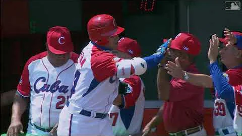 Frederich Cepeda CRUSHES TWO home runs for Cuba in...