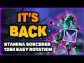 Stamina sorcerer easy rotation 135k  update 39