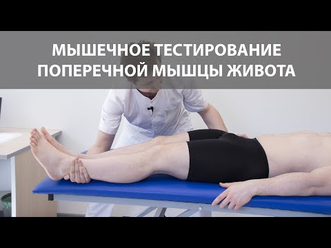 Мышечное тестирование поперечной мышцы живота | Обучение ММТ