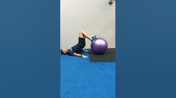Fitball Hamstring Curls