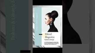 Magazine Cover Designing Process | Adobe InDesign #indesign#magazinecover#graphicdesign#shortvideo