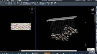 Tidal Art Glass Chandelier L165xW60xH132cm screenshot 3