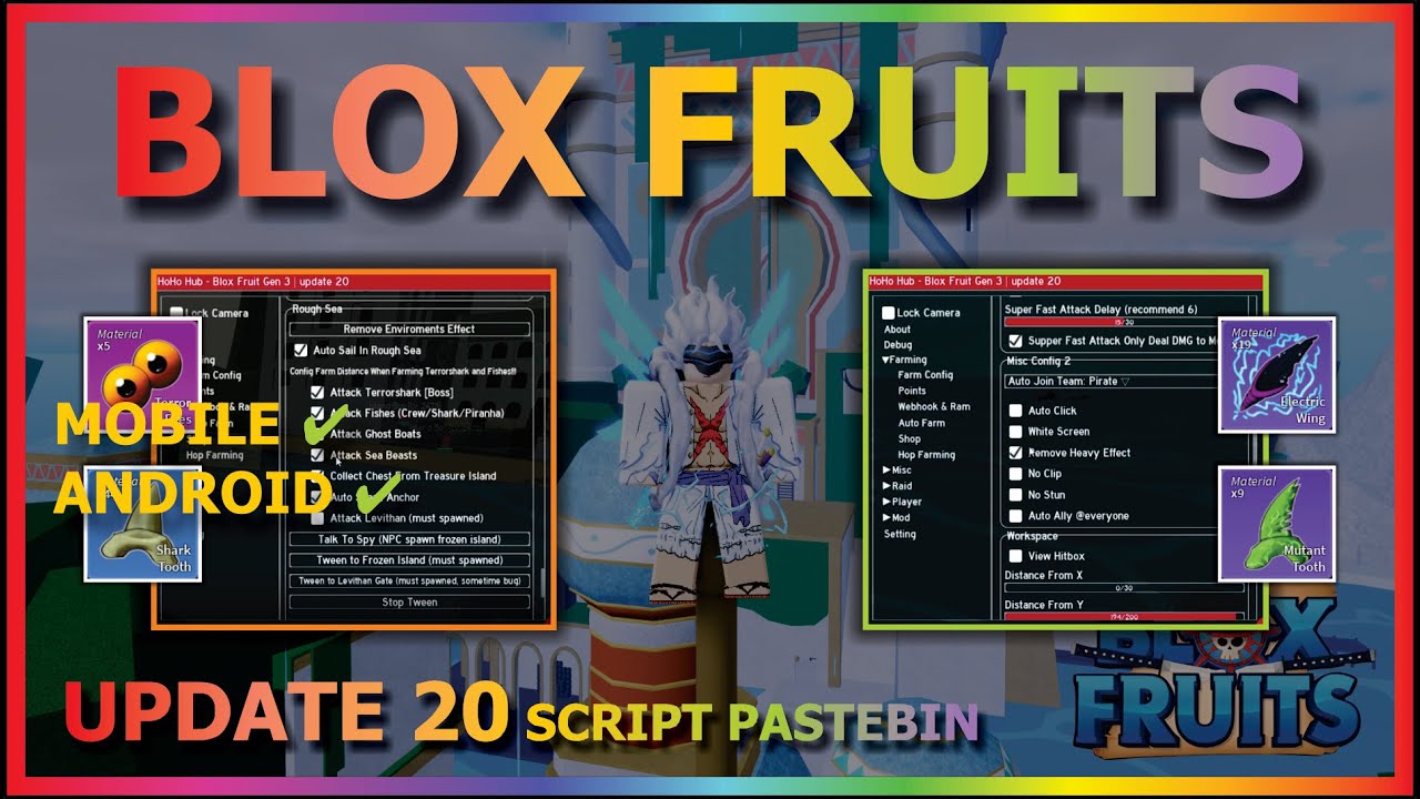 UPDATE 20] Blox Fruits Script / Hack, Auto Farm, Auto Terror Shark, Auto  Bounty