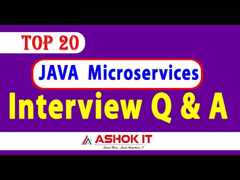 TOP 20 Java Microservices Interview Questions & Answers | Ashok IT