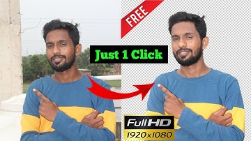 Remove Background from Photo in Full HD | How to remove photo background in just one click