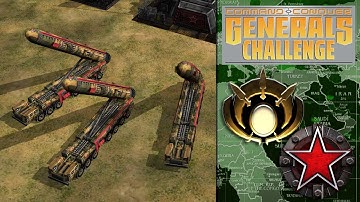 Command and Conquer Rise of The Reds | Challenge - Russia vs GLA | (Generals Zero Hour)