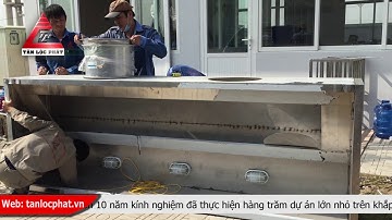 Tum hút mùi dành cho khu bếp nhà hàng bếp công nghiệp tại Hưng Yên